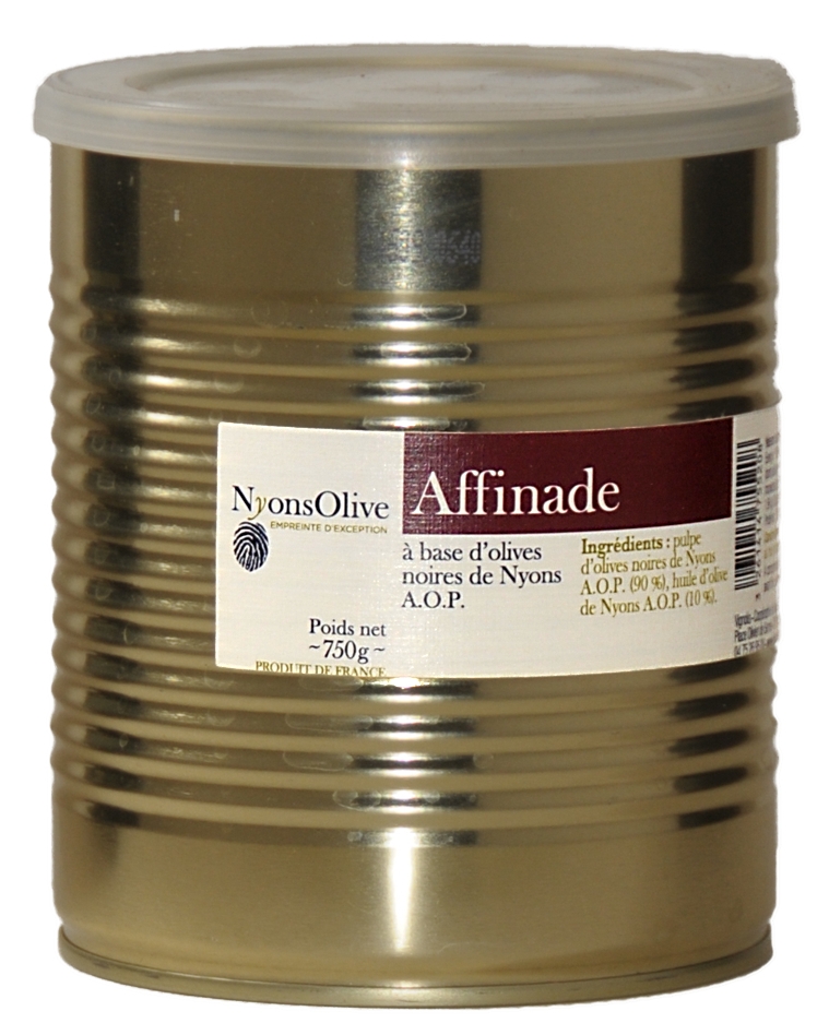 Affinade | Schwarze Olivenpaste aus Nyons, 750 g