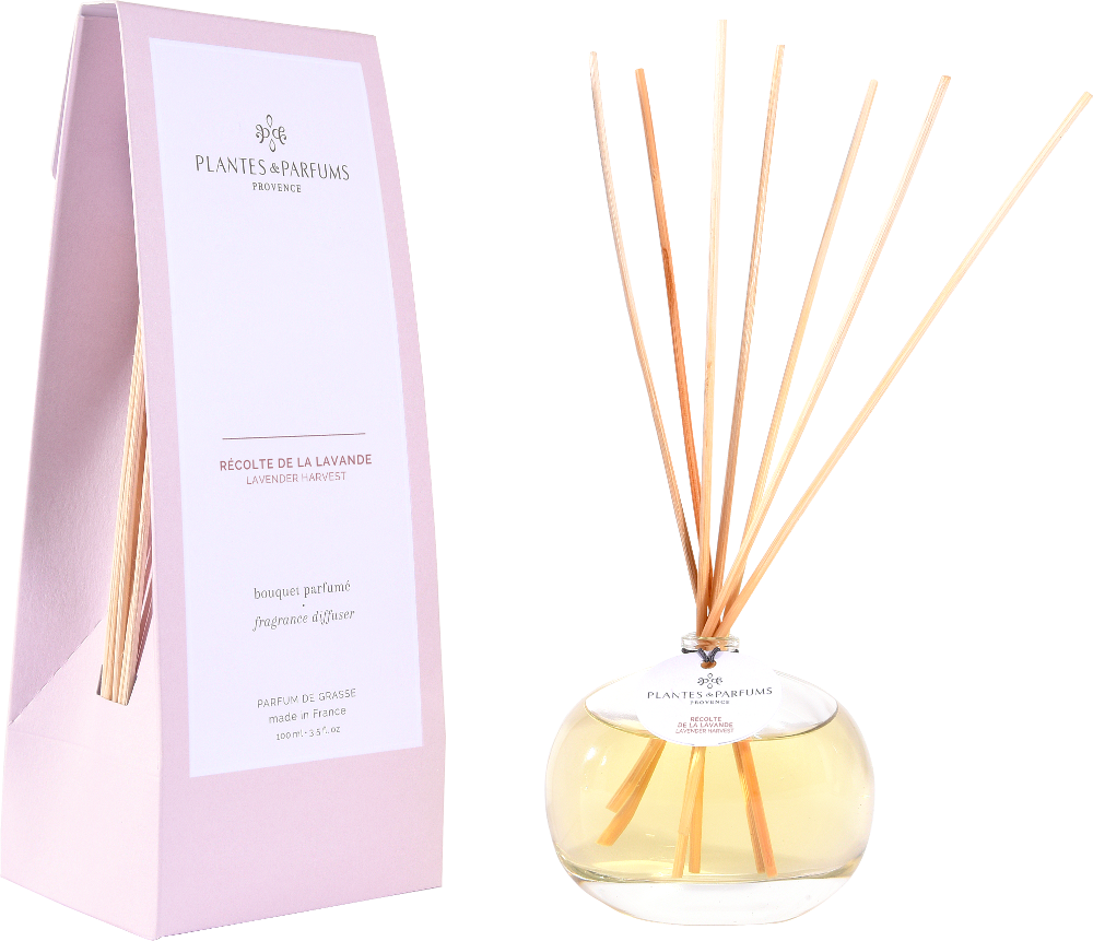 Duftflakon mit Aromastäbchen "Lavendel", 100 ml