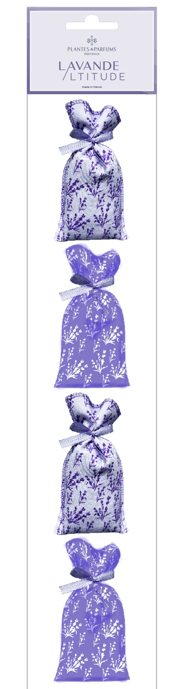 Lavendelsäckchen im Viererpack "Lavendel", 4 x 18 g