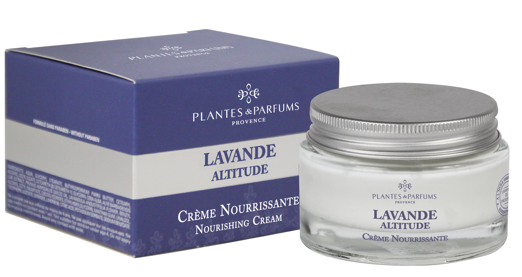 Gesichtscreme mit ätherischem Lavendelöl, 50 ml