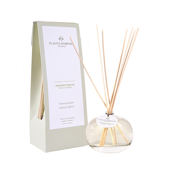 Duftflakon mit Aromastäbchen "Frische Verveine", 100 ml