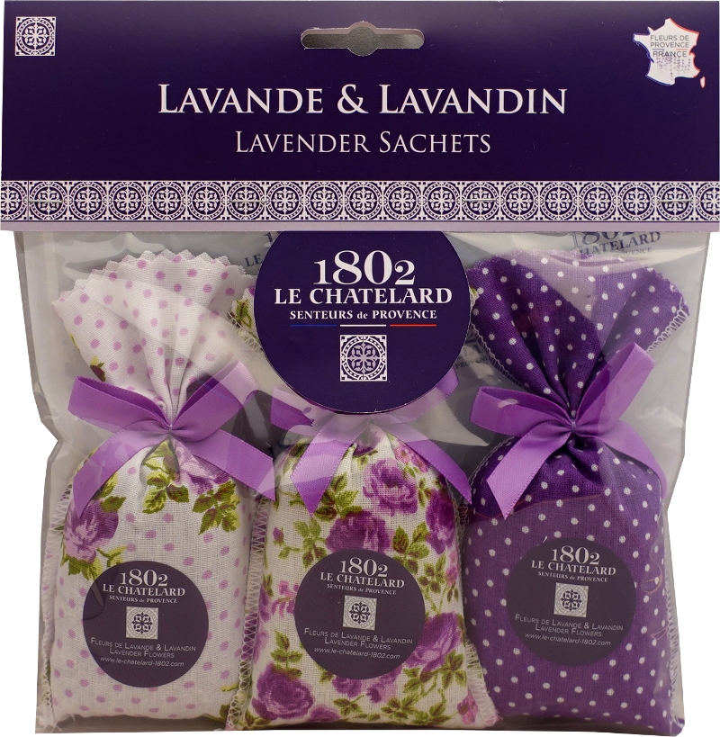 Lavendelsäckchen im Dreierpack "Luberon", 3 x 18 g