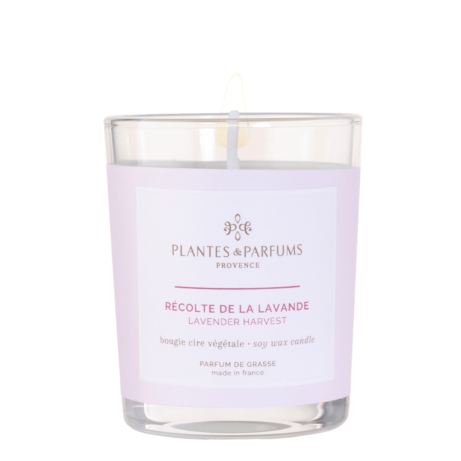 Pflanzliche Duftkerze, 75 g "Lavendel"