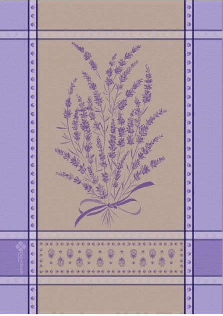 Tischläufer, 160 x 50 cm "Grignan", lila-beige