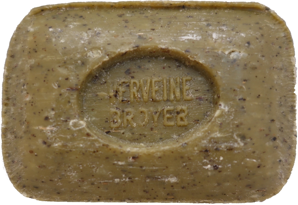 Grüne Savon de Marseille mit Olivenöl, 100 g "Eisenkrautblätter"