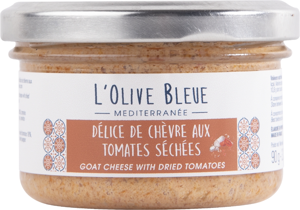 Tapenade mit Ziegenkäse und getrockneten Tomaten, 90 g