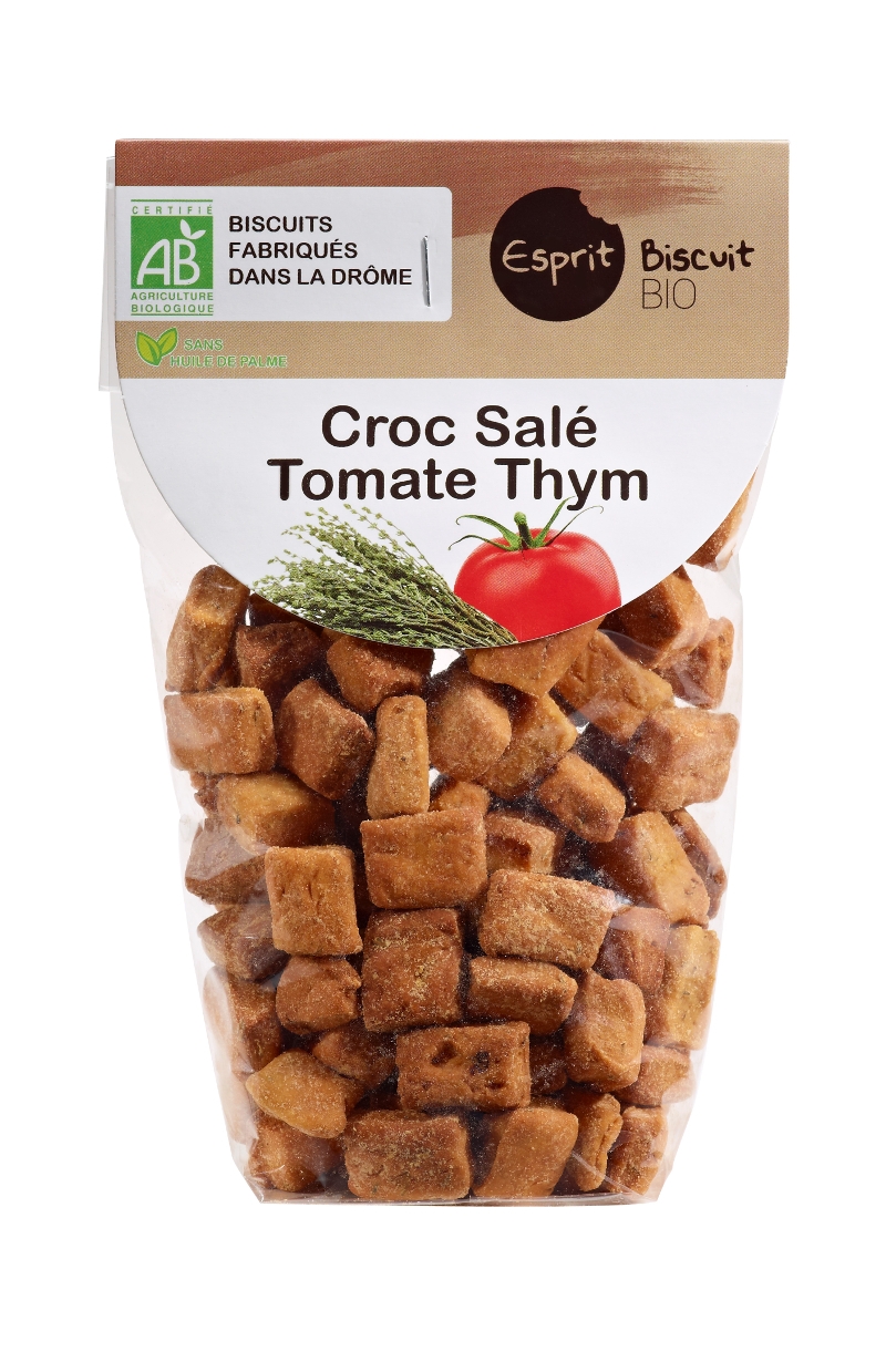 Bio Thymian-Tomaten-Kräcker ohne Palmöl, 200 g