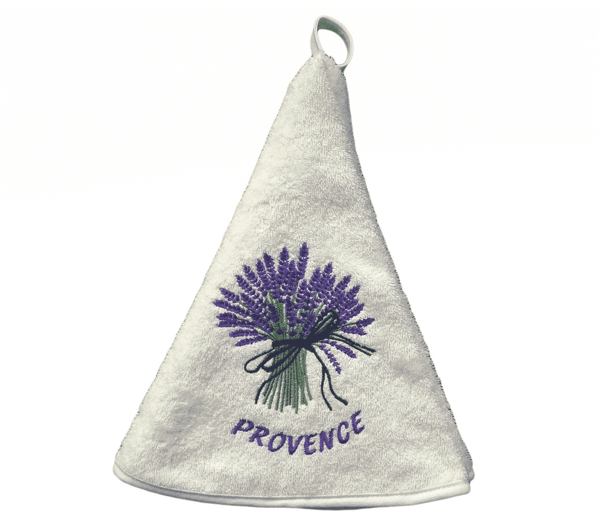 Gästehandtuch, 70 cm "Lavendel", weiß